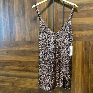 Reformation, rose dazzle dress